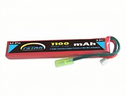 LIPO 15C 1100mAh 7.4V Stick