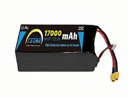 LIPO 25C-17000mAh-22.2V
