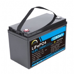 LiFePO4-12.8V-100Ah 1280wh
